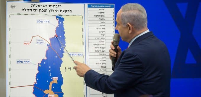 Netanyahu annuncia l'annessione della Valle del Giordano