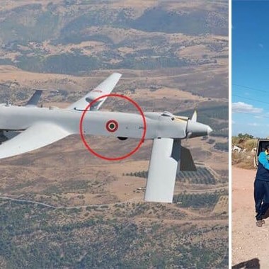 drone italiano precipita in Libia
