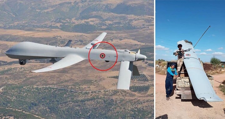 drone italiano precipita in Libia