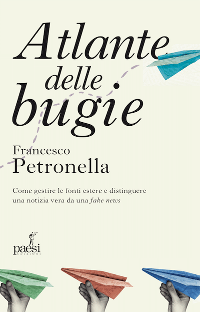 La cover del libro "Atlante delle bugie"